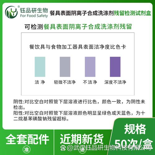 食品用洗滌劑殘留檢測(cè)工具 守護(hù)餐桌安全的隱形衛(wèi)士
